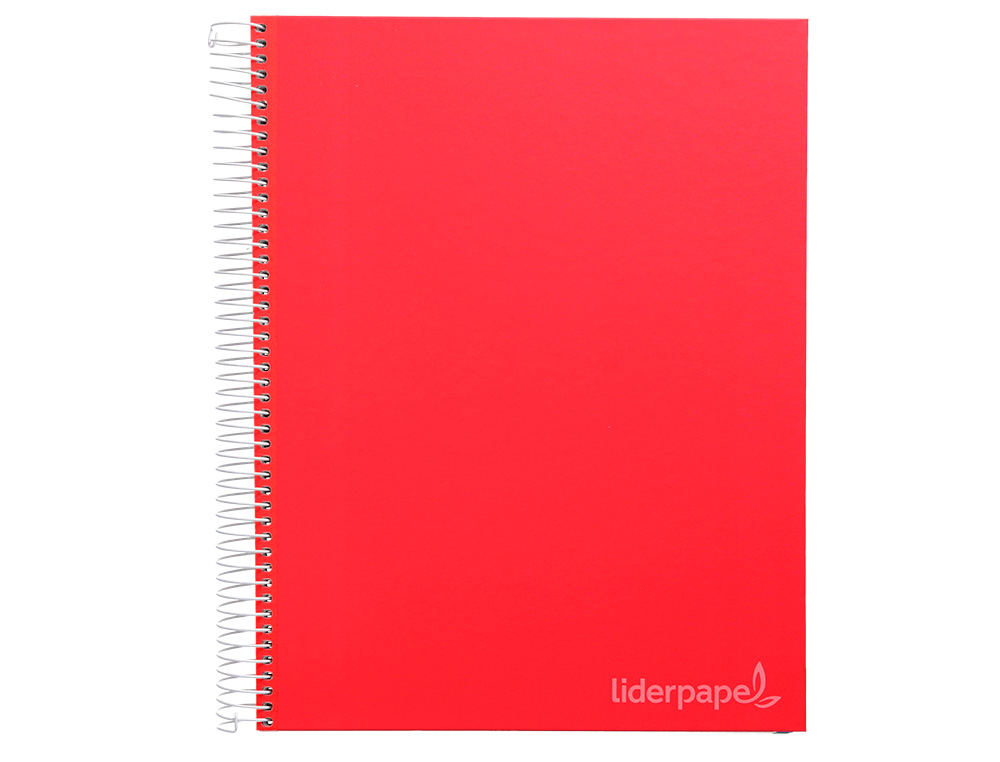 CUADERNO ESPIRAL LIDERPAPEL A4 MICRO JOLLY TAPA FORRADA 140H 75 GR HORIZONTAL 5 BANDAS4 TALADROS COLORES SURTIDOS