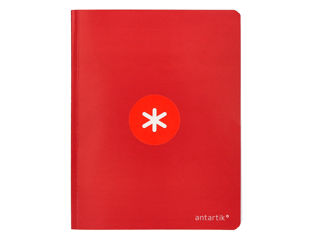 LIBRETA ANTARTIK A5+ PLUS COSIDA 48 HOJAS 90G/M2 CUADRO 5MM CON MARGEN 6 COLORES SURTIDOS