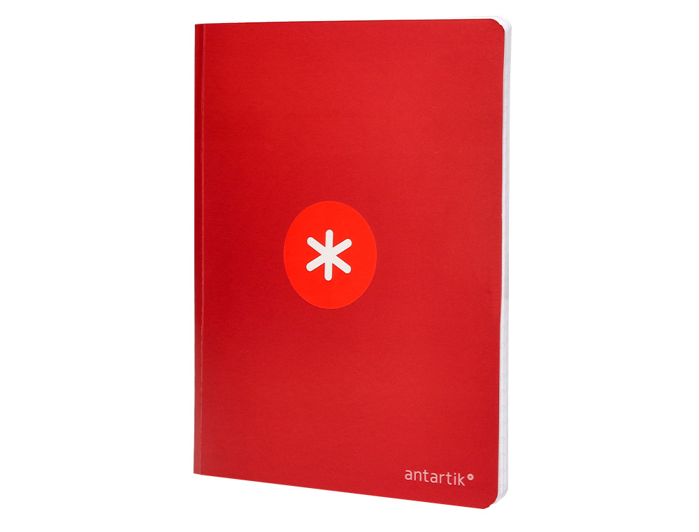 LIBRETA ANTARTIK A5+ PLUS COSIDA 48 HOJAS 90G/M2 CUADRO 5MM CON MARGEN 6 COLORES SURTIDOS
