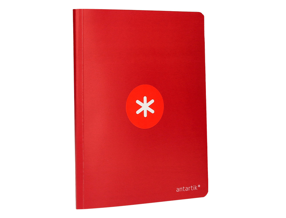 LIBRETA ANTARTIK A5+ PLUS COSIDA 48 HOJAS 90G/M2 CUADRO 5MM CON MARGEN 6 COLORES SURTIDOS