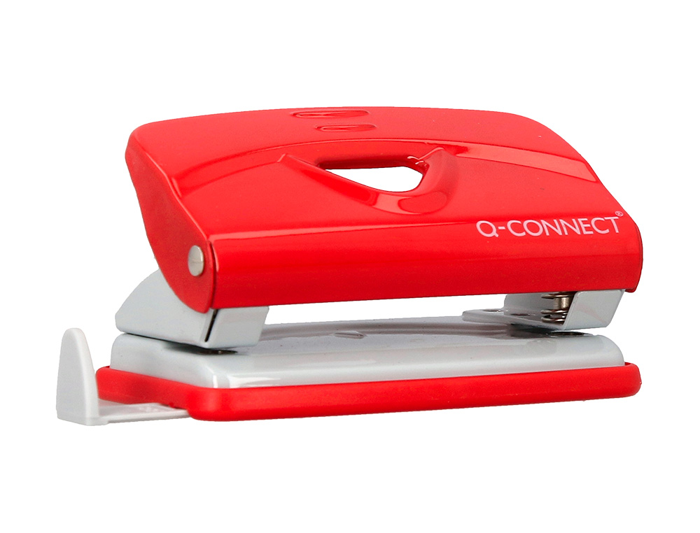 TALADRADOR Q-CONNECT KF14216 ROJO ABERTURA 1 MM CAPACIDAD 10 HOJAS