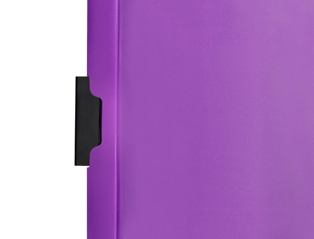 CARPETA BEAUTONE DOSSIER PINZA LATERAL 45306 POLIPROPILDIN A4 VIOLETA 25 H. PINZA DES-PACK DE 10 RETRACTILADO